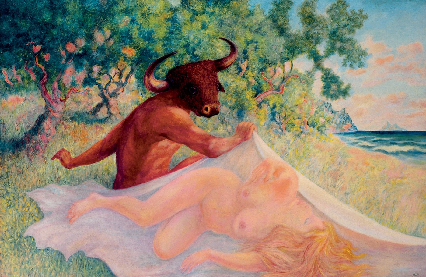 Pasifae e il minotauro