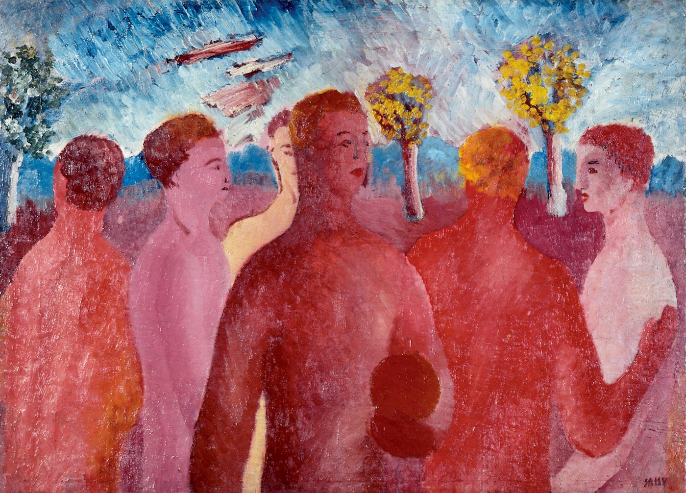 I calciatori (Uomini rossi)