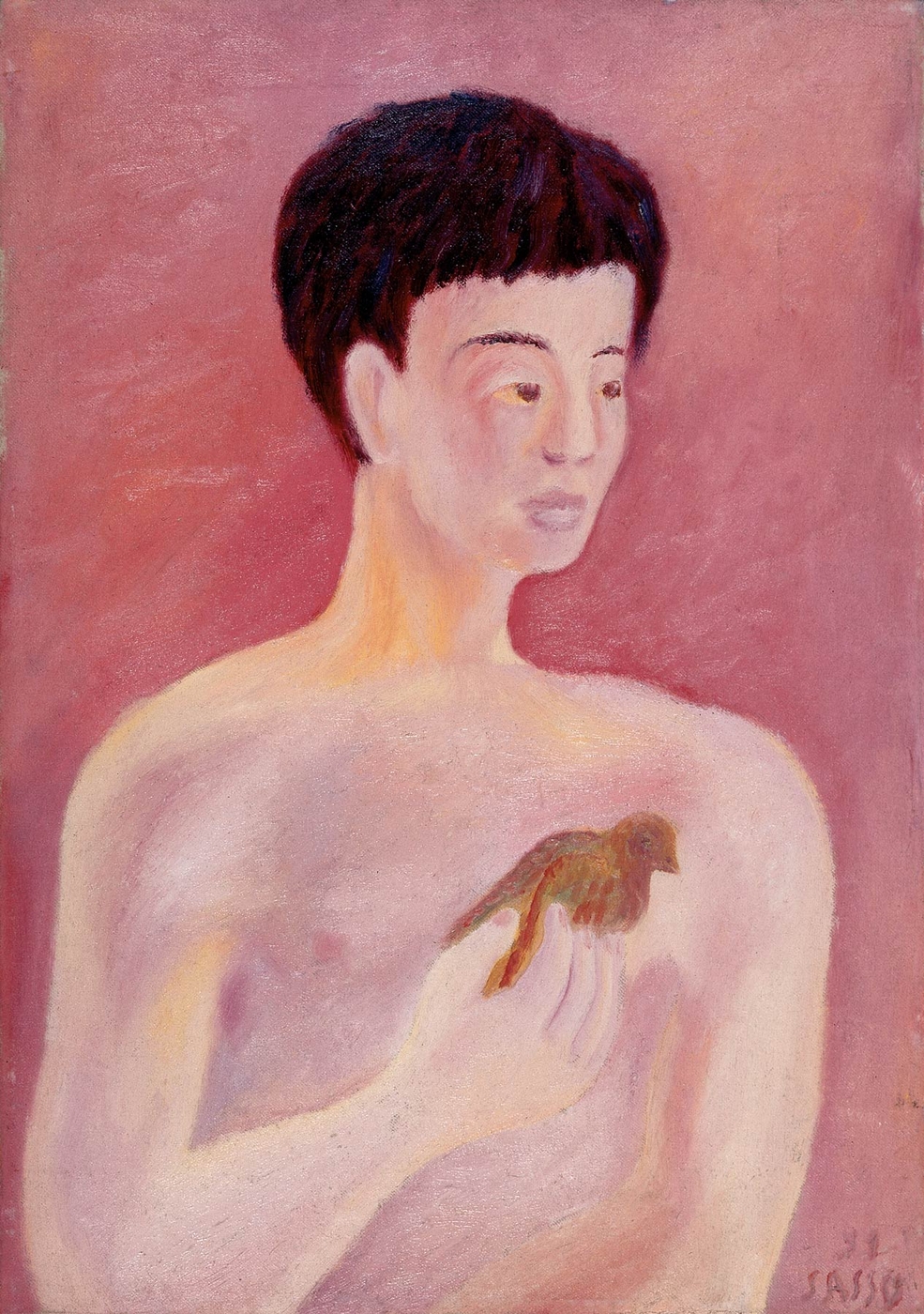 Giovinetto con l'uccellino