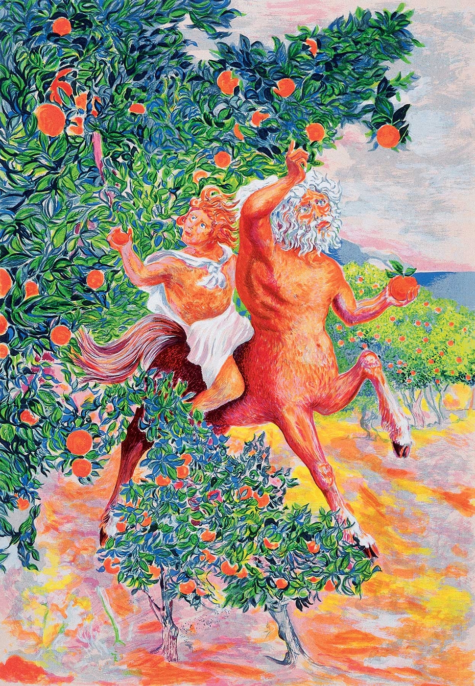 Il centauro Chirone educa Achille