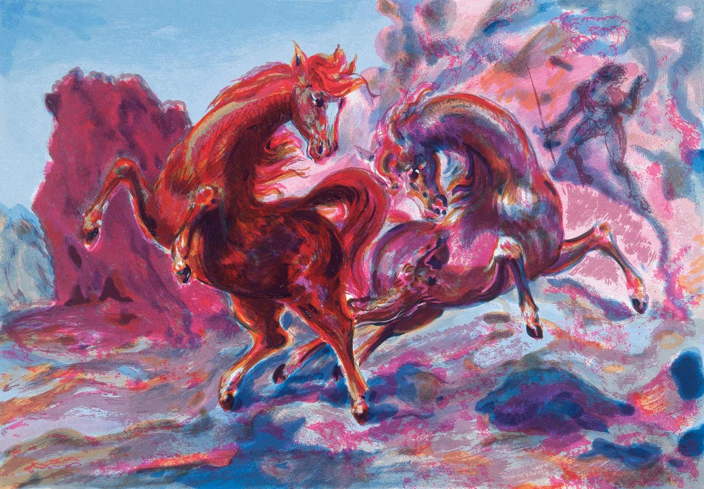 Fra le rocce i cavalli