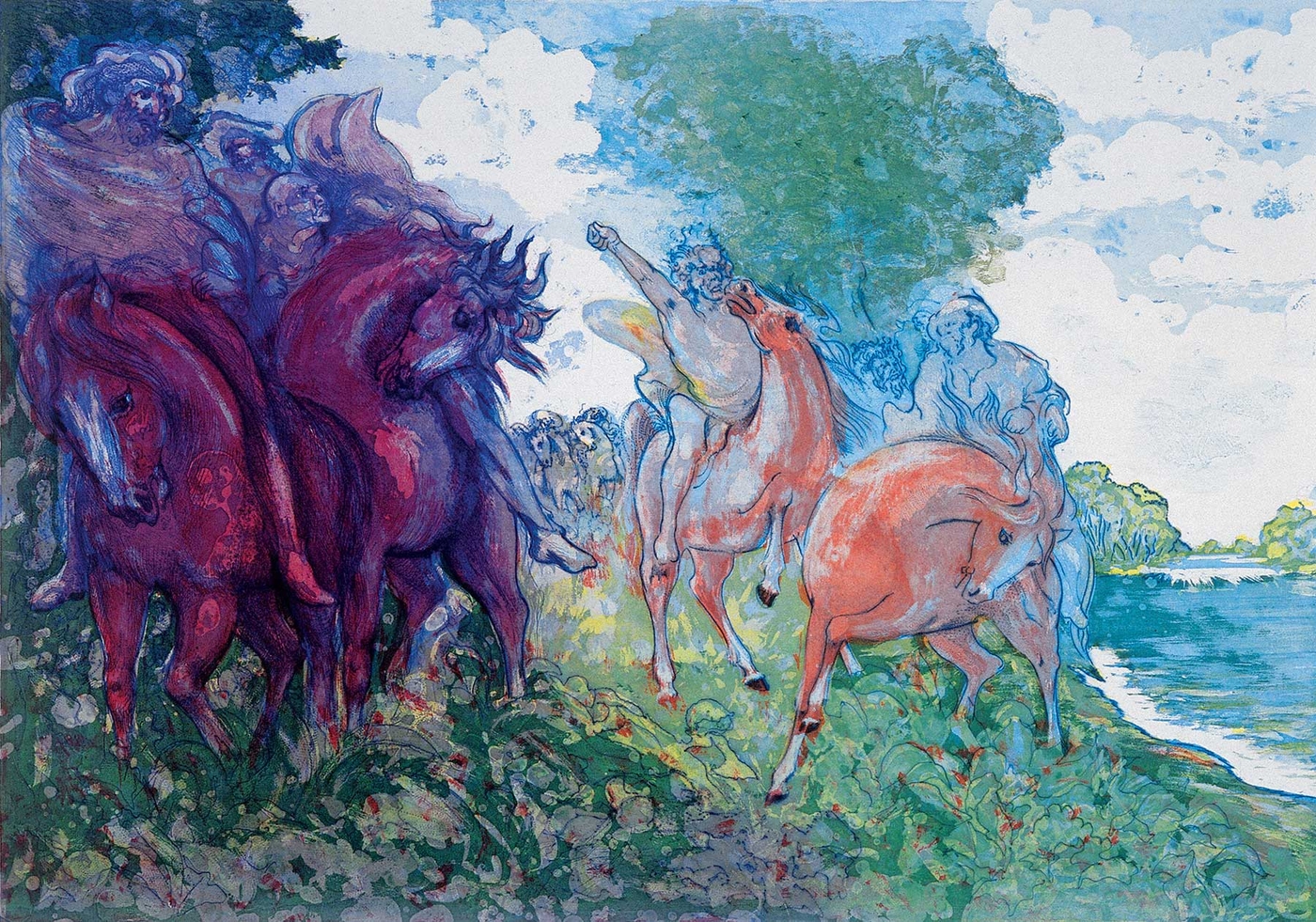 Lopez de Aguirre a la orilla del Rio Amazonas