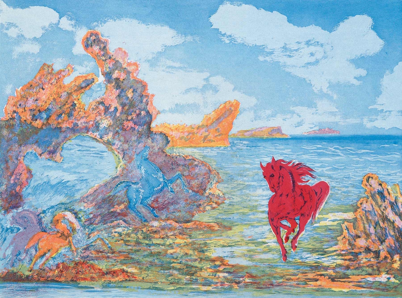 Il grande cavallo rosso